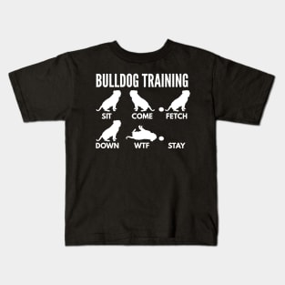 American Bulldog Training Southern White Tricks Kids T-Shirt